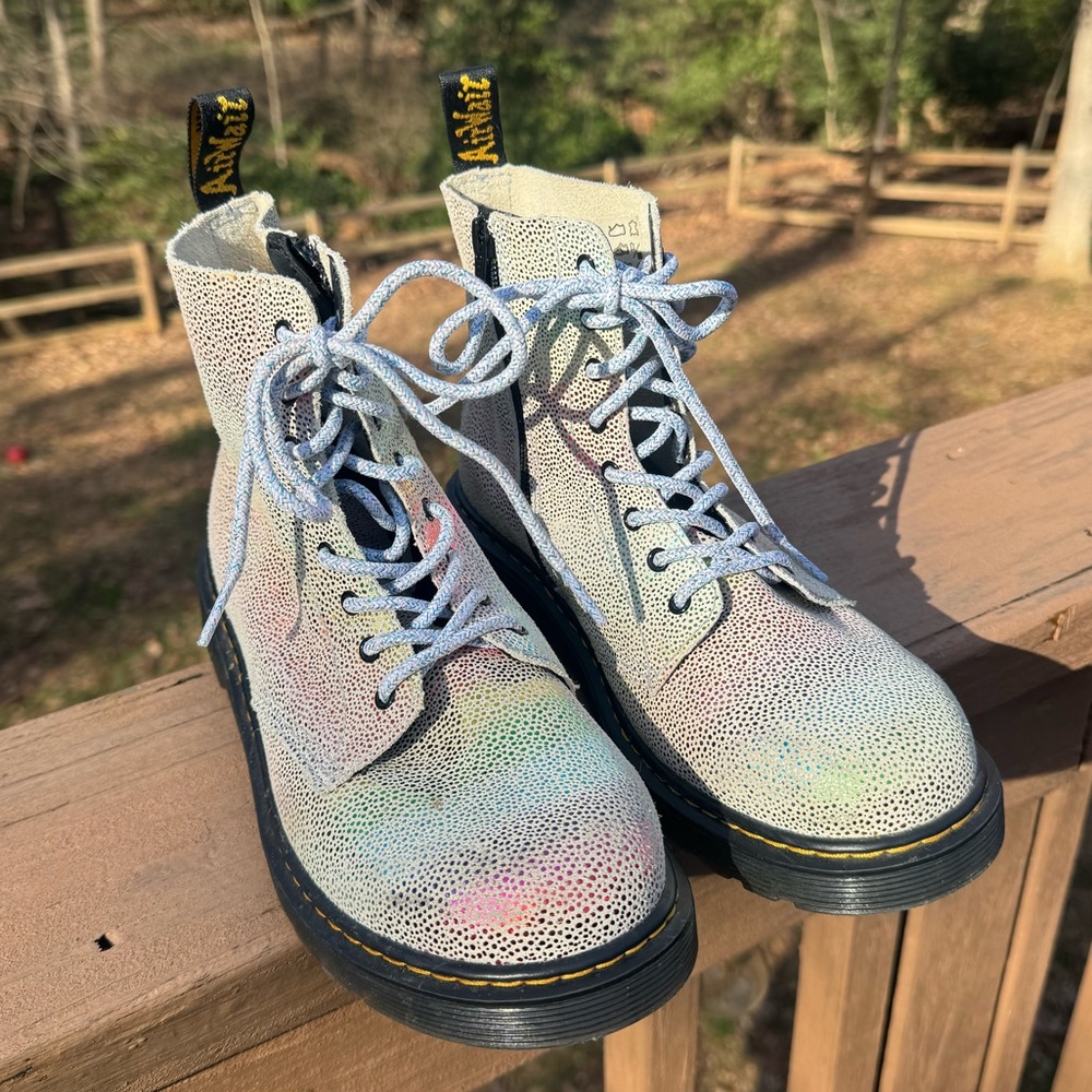 Dr. Martens - 1460 Pascal Rainbow Iridescent Boots